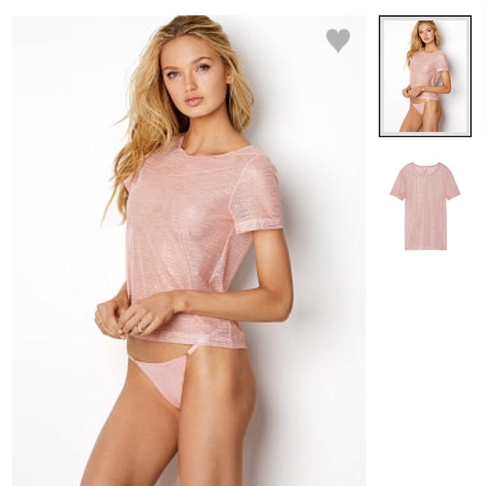 Victoria’s Secret Sheer Shimmer Shirt - Picture 3 of 3